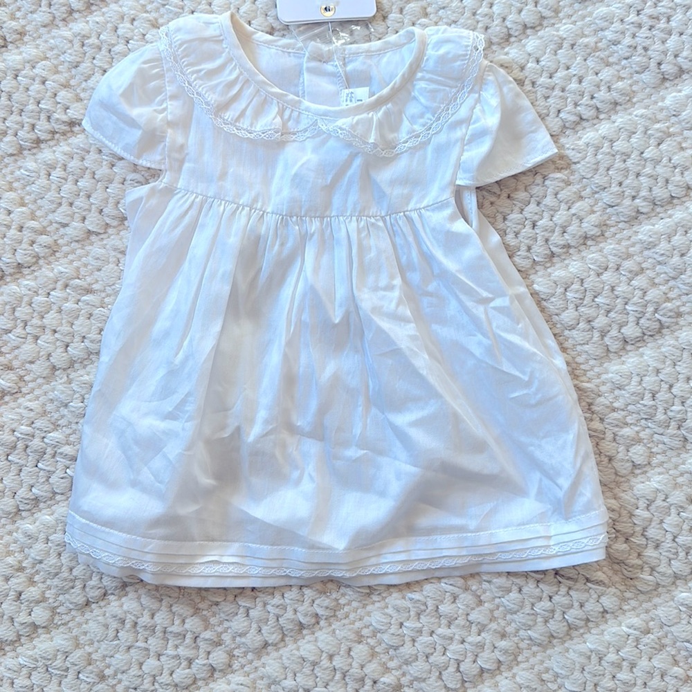 NWT- Mayoral Newborn White Dress